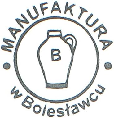 Blue Rose Polish Pottery Tulip Sugar & Creamer with Tray