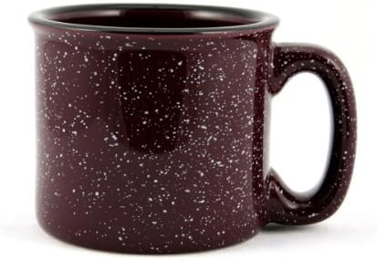 Ceramic Campfire Mug, 15oz - Set of 4 (Plum)