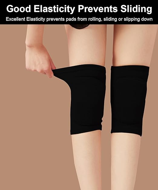 Knee Pads for Women Men, Dance Knee Pads Wrestling Knee Pads Basketball Knee Pads Volleyball Knee Pads for Women, Knee Protector Soft Knee Pads for Work (Blue, Medium)