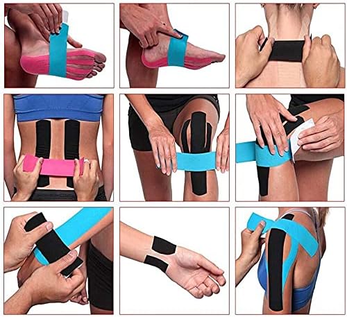 3 Rolls I Uncut I Kinesiology Tape (2 in x 16.4 ft per roll) I Premium Quality I Ideal Support for Joints and Muscles (Stretchable, Breathable & Hypoallergenic) (3 Pack, Purple)