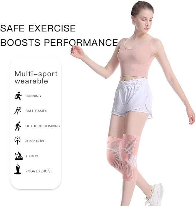 Knee Supports Brace for Joint Pain Relief, Arthritis,Injury Recovery, Ligament Injury, Meniscus Tear,Knee Pain Relief, ACL, MCL, Tendonitis, Running,Jogging Squats, Sports