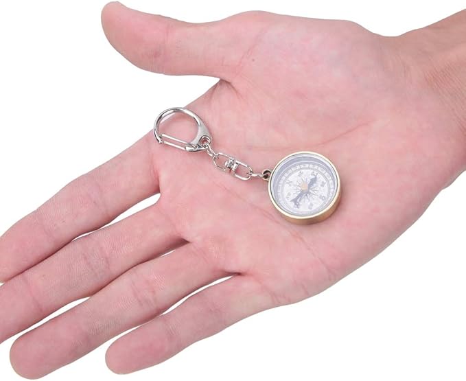 Keychain, Pack of 2 Vintage Outdoor Camping Hiking