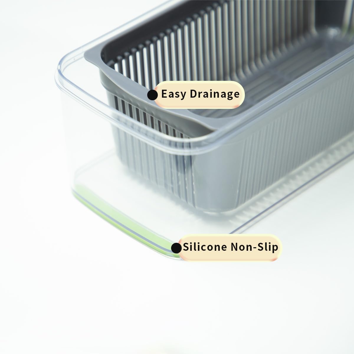 Vegetable Chopper Kit, Stainless Steel Blades, with Veggie Pusher, Grating & Pattern Cutting Blades, Catch Basin & Wash Basket, Safety Lock, Dishwasher Safe Kitchen Gadget