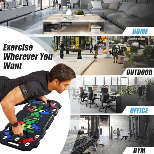 LALAHIGH Advanced 5th Gen 26-in-1 Fitness Board: Portable