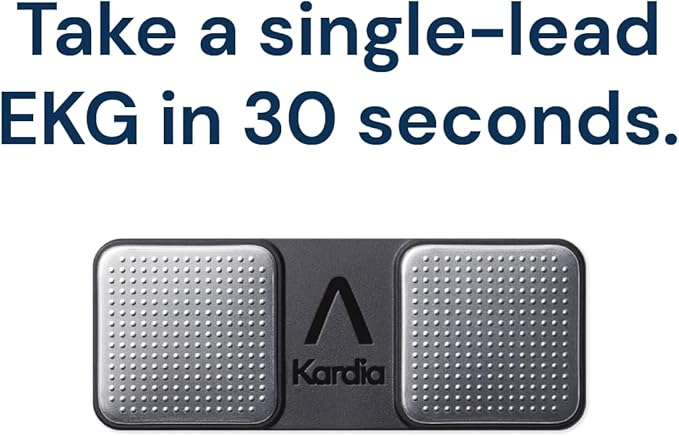 KardiaMobile 1-Lead Personal EKG Monitor – Record at Home – Detects AFib & Irregular Arrhythmias – Easy Results in 30 Seconds – Works w/Most Smartphones - FSA/HSA Eligible