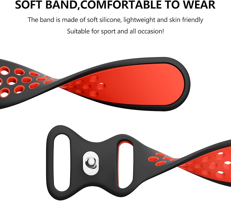 Meliya Bands Compatible with Garmin Forerunner 245/645 & 55/158 Band, 20mm Replacement Soft Silicone Sport Band for Garmin Forerunner 645/245 Music & 55/158 Smart Watch