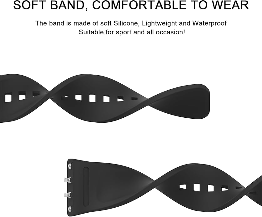 3 PACK Bands for Samsung Galaxy Fit 3 Band Women Men, Soft Adjustable Silicone Replacement Watch Strap Compatible with Galaxy Fit 3 Smartwatch Accessories
