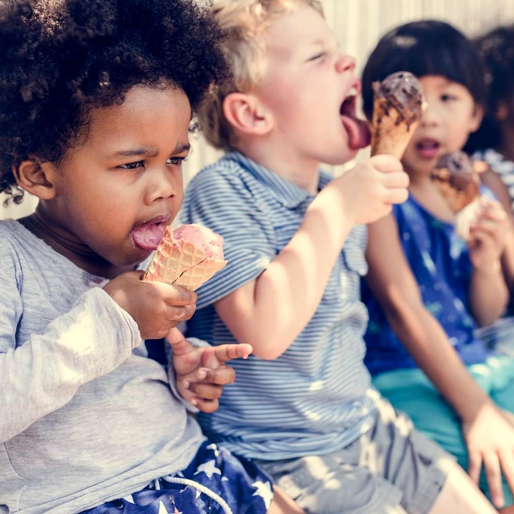 BALCI Ice Cream Scoop - Heavy Duty Stainless Steel Icecream Scooper With Non-Slip Rubber Grip - Professional Metal Ice-Cream Spade - Dishwasher Safe – Purple