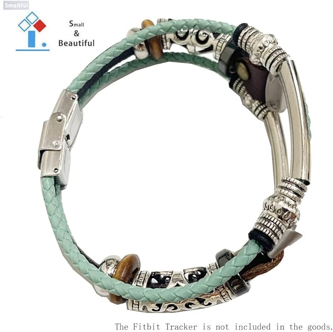 Luxe Bands with 2 Pins for Women, Adjustable Replacement Strap Compatible with for Fitbit Luxe, Turquoise (Teal Green)