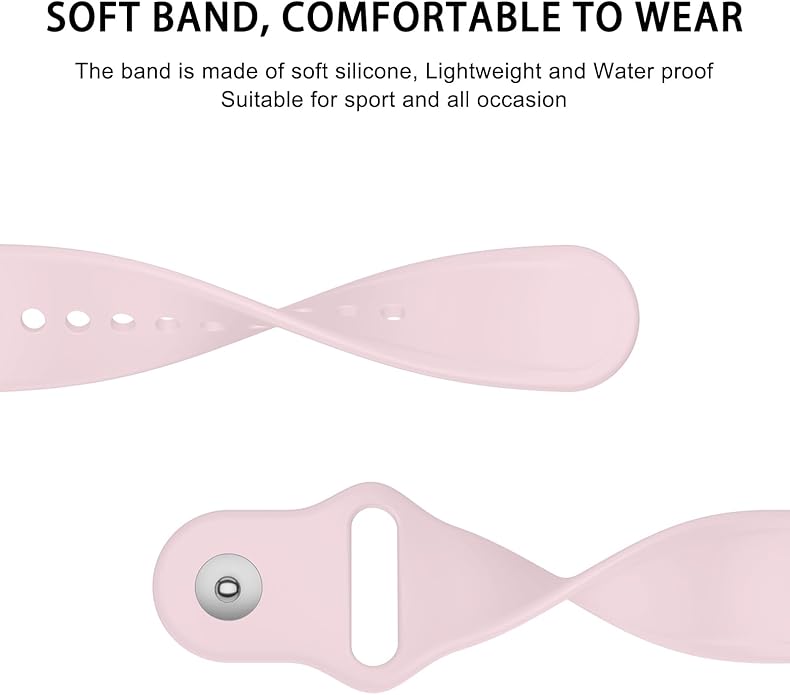 Meliya Compatible with Fitbit Charge 5 Bands Men Women, Sport Band Soft Silicone Waterproof Wristbands Replacement Strap for Fitbit Charge 5 Advanced Fitness Tracker