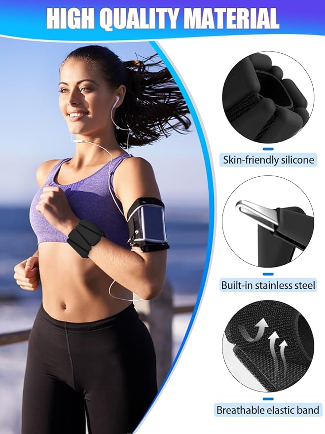 Wrist Ankle Weights Adjustable Training Intensity for Strength 2