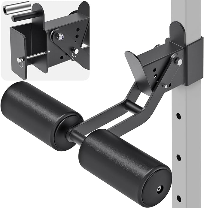 Kipika Nordic Hamstring Curl Squat Rack Attachment 5/8" or 1" Hole
