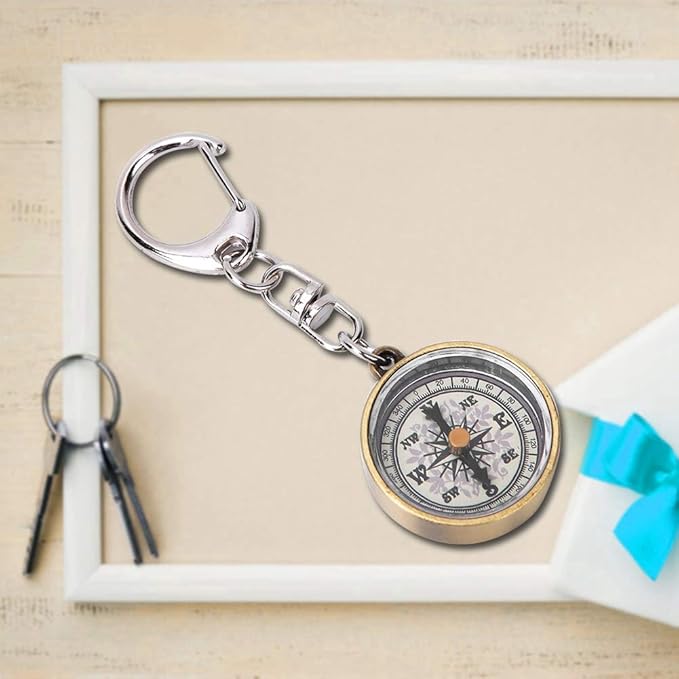 Keychain, Pack of 2 Vintage Outdoor Camping Hiking