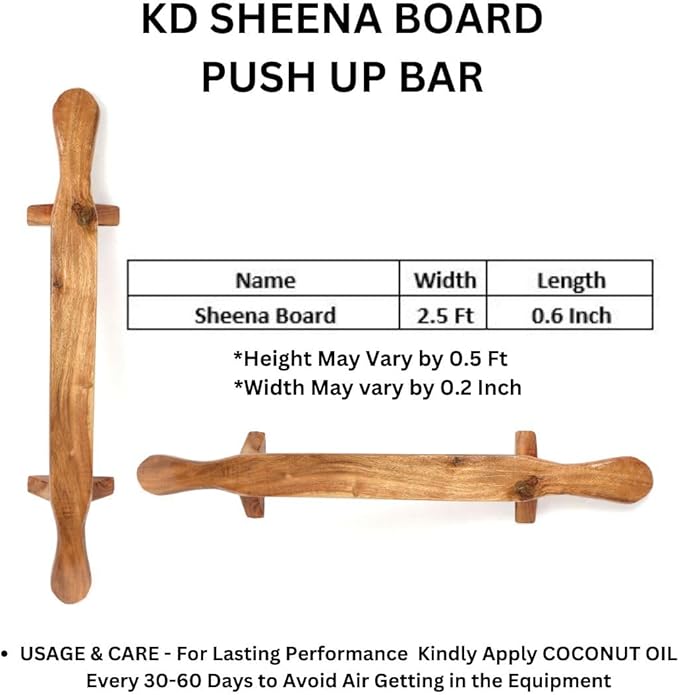 KNK SHENA PUSH UP BAR FITNESS INDIAN CLUB 2.5 Ft