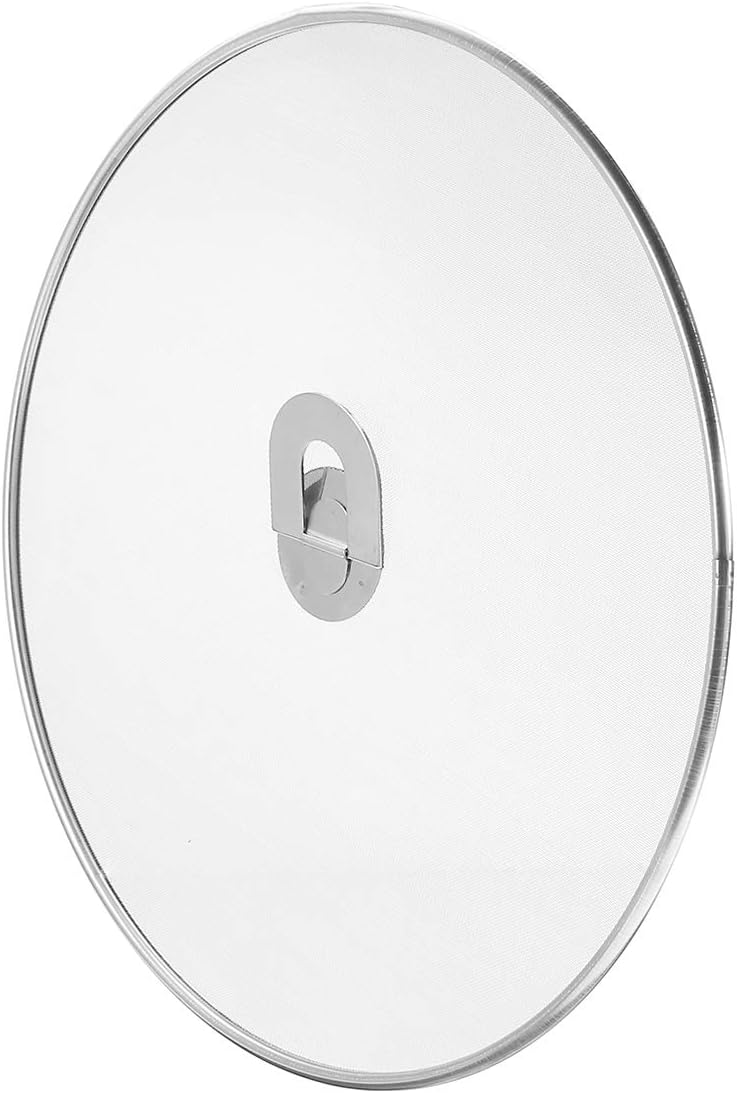 Antallcky 3 Pack Grease Splatter Screen for Frying Pan with Fold Flat Knob-Grease Splatter Guard Shield-No Cooking Oil Mess–No Burns–Ultra Fine Mesh Lids-Rust Free Stainless Steel- 9.8,11.5,13 Inch