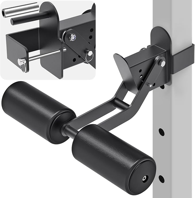 Kipika Nordic Hamstring Curl Squat Rack Attachment 5/8" or 1" Hole