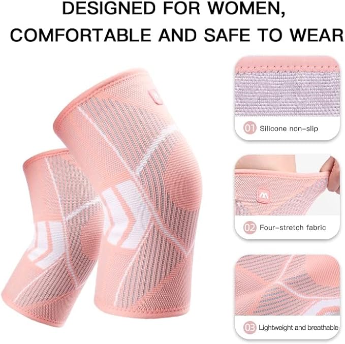 Knee Supports Brace for Joint Pain Relief, Arthritis,Injury Recovery, Ligament Injury, Meniscus Tear,Knee Pain Relief, ACL, MCL, Tendonitis, Running,Jogging Squats, Sports