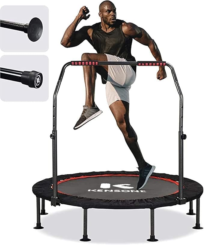KENSONE 40"/48" Foldable Mini Trampoline 330/450 lbs