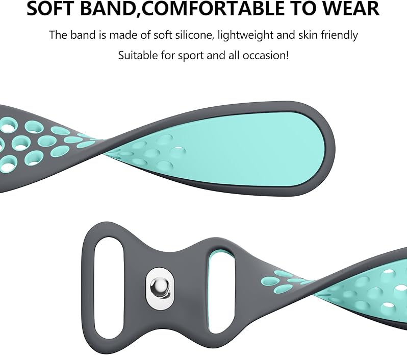 Meliya Bands Compatible with Garmin Forerunner 245/645 & 55/158 Band, 20mm Replacement Soft Silicone Sport Band for Garmin Forerunner 645/245 Music & 55/158 Smart Watch