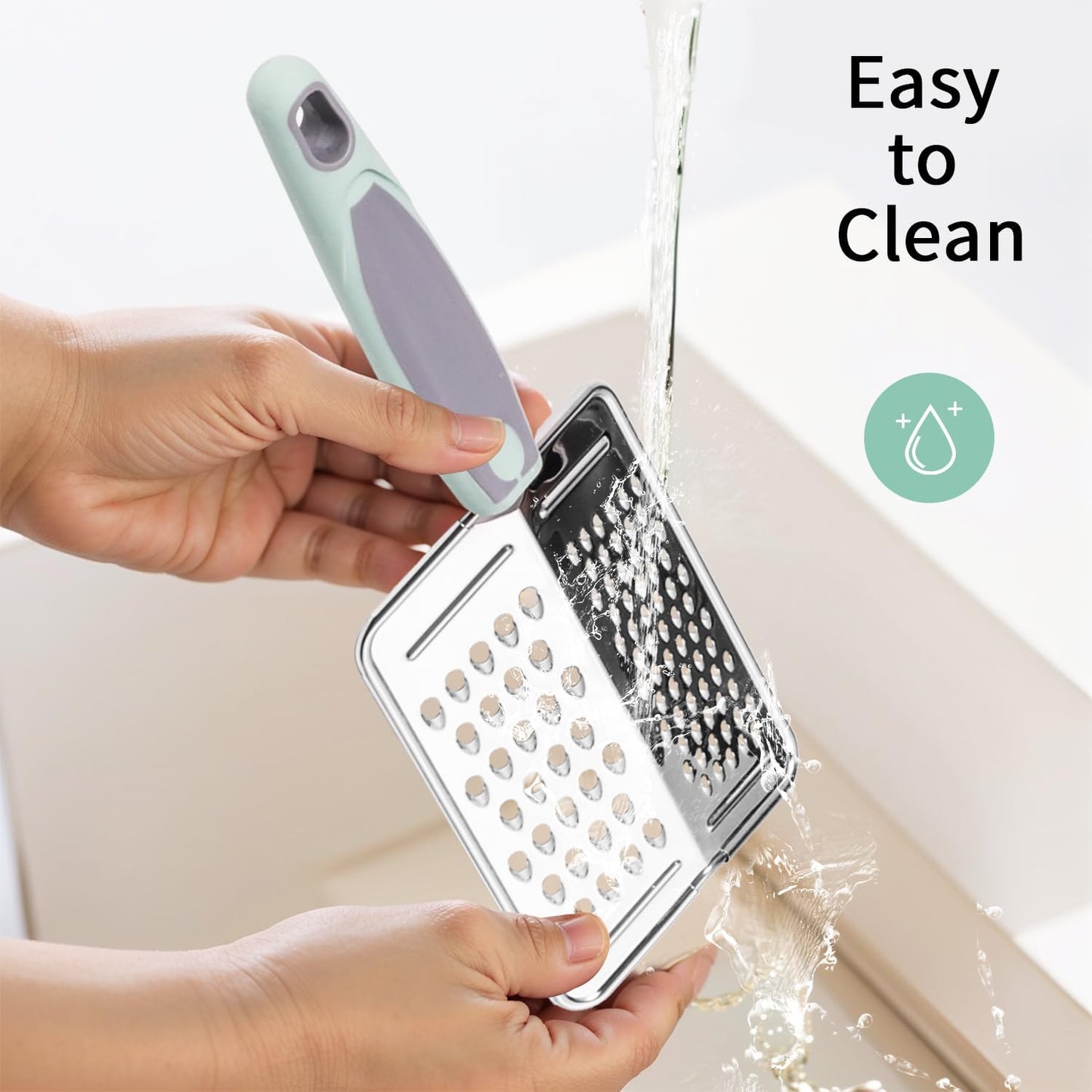 10PCS Cooking Utensils Set, Stainless Steel Utensils Set Non Slip Handle Heat Resistant Kitchen Cooking Tools Durable Metal Utensil Spatula, Spoon, Whisk, Ladle, Pasta Fork