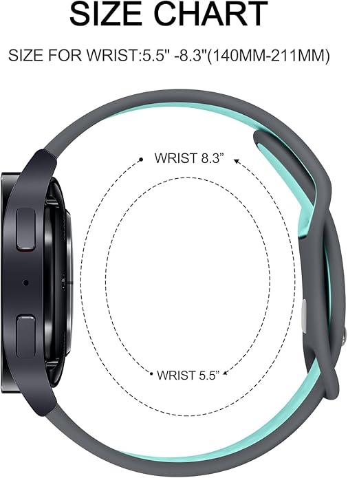 Meliya Bands Compatible with Garmin Forerunner 245/645 & 55/158 Band, 20mm Replacement Soft Silicone Sport Band for Garmin Forerunner 645/245 Music & 55/158 Smart Watch