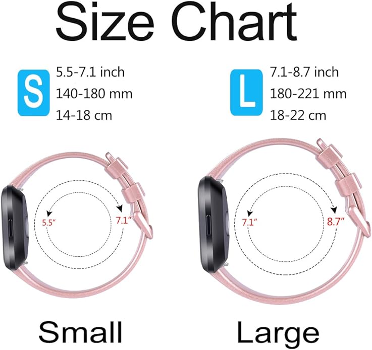 3 Pack Sport Bands Compatible with Fitbit Versa Bands, Classic Soft Sport Replacement Wristbands for Fitbit Versa 2 Smart Watch Women Men