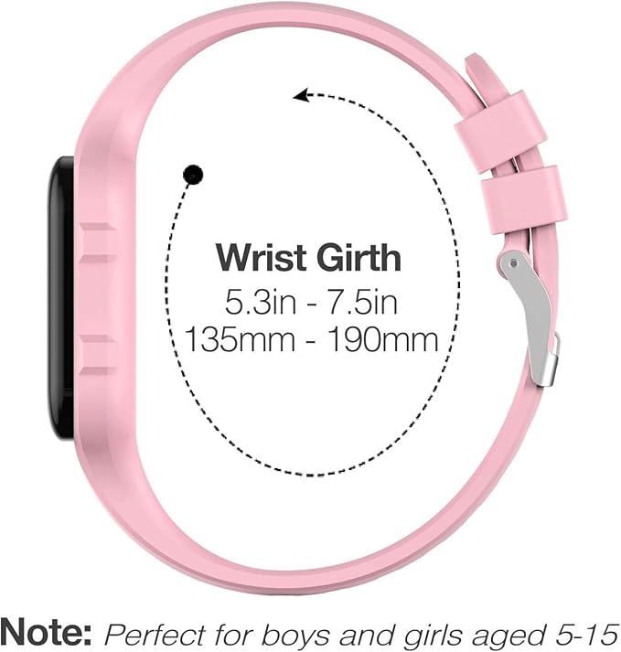Kids Fitness Tracker,Digital Pedometer Watch,Sport Watch, Steps Counter, Waterproof, Alarm Clock for Boys Grils Kids Children (Pink)