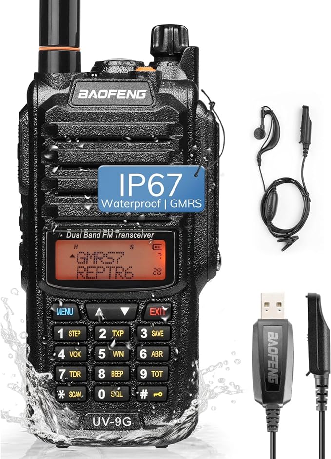 BAOFENG UV-9G GMRS Radio IP67 Waterproof
