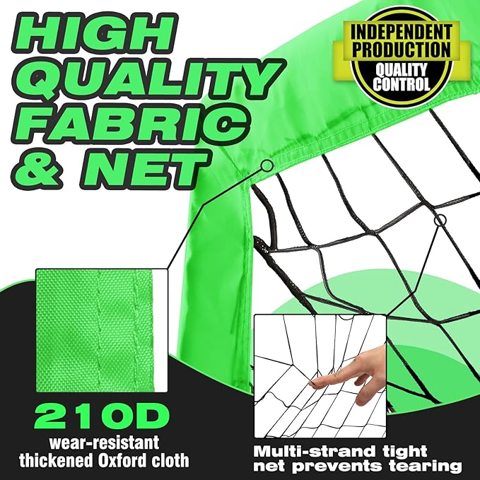 Kids Soccer Goals for Backyard 5×3, 6×4, 6×4, 9×5FT 9×5FT 2 2 Pieces