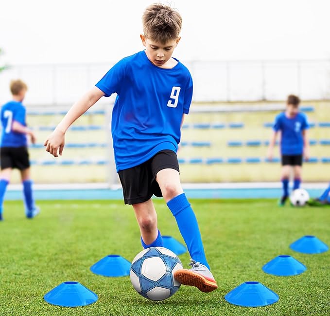 Kids Soccer Goal for Backyard Set - 2 6X4 / 4X3 ft