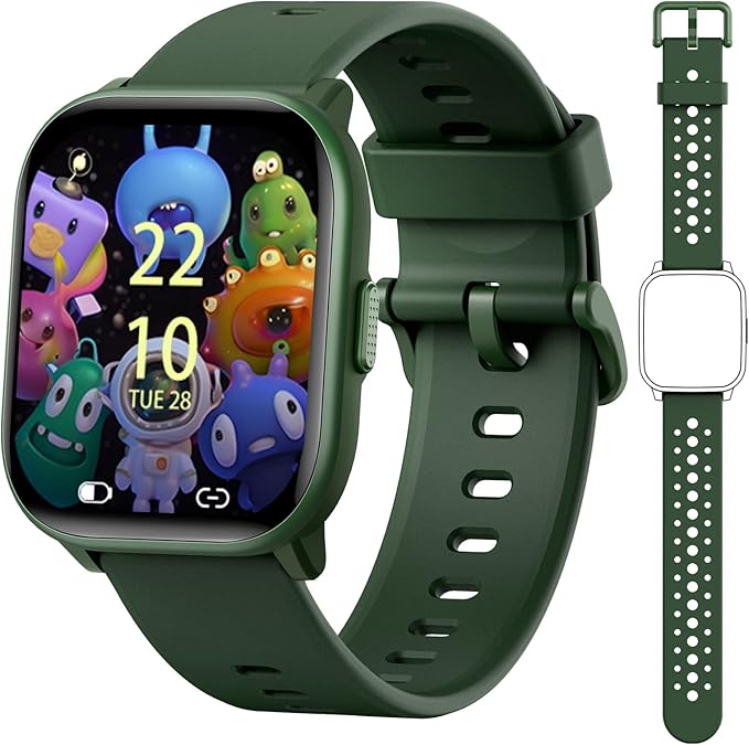 Kids Watch for Girls Boys with IP68 Waterproof, Girls Watch with 19 Sports Modes, Sleep Tracking, Pedometer, Stopwatch, Kids Activity Tracker, Birthday Gifts for Girls Age 6-15 Years Old