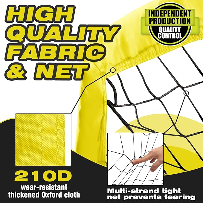 Kids Soccer Goals for Backyard 5×3, 6×4, 6×4, 9×5FT 9×5FT 2 2 Pieces