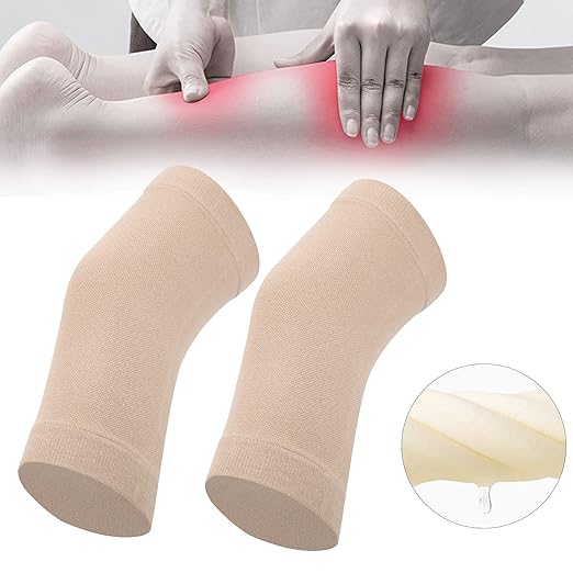 Knee Compression Sleeve, Cotton Knee Support Ultra Thin Knee Brace Clear Knee Support Sleeves for Home for Elderly People