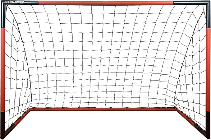 KAIHAOWIN Soccer Goal 3'x2.5' 6'x4'|8'x6'|10'x6.6'-Steel Frame