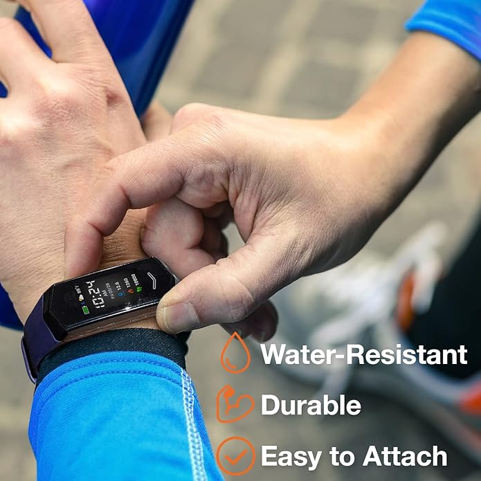 Kore 2.0 Elite Fitness Tracker Replacement Band - Soft, Comfortable Fitness Watch Wristband