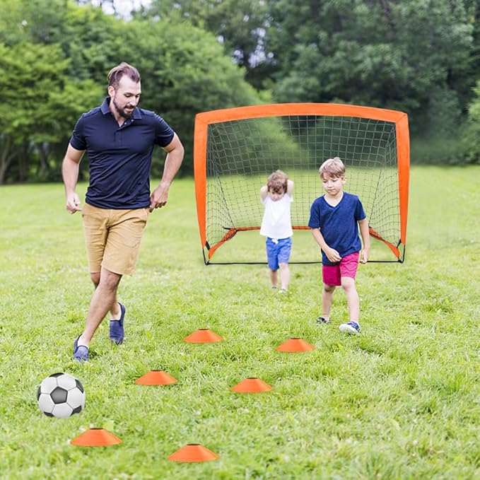 Kids Soccer Goal Set Pop Up Backyard Soccer