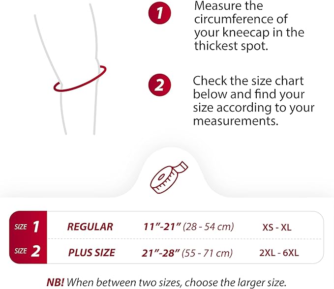 KARM Plus Size Knee Brace for Women & Men Plus Size - Patella Band - Patellar Tendon Support Strap for Jumpers Knee Pain, Basketball, Sports, Obese (XXL/3XL/4XL/5XL/6XL, Pair of 2 Straps, Beige)