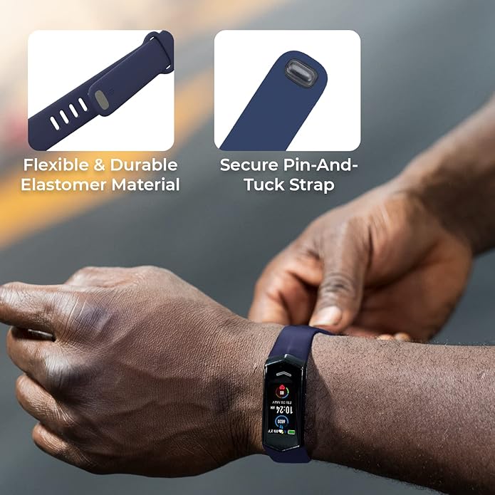Kore 2.0 Elite Fitness Tracker Replacement Band - Soft, Comfortable Fitness Watch Wristband