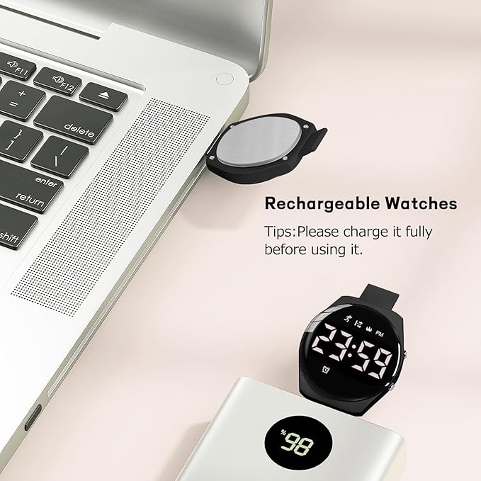 Kids Watches for Girls Boys Digital Sport Watch with Step Counter Pedometer Vibration Alarm Clock, No App Waterproof Fitness Tracker Kids Watch Boys Girls Teens Students Ages 5-16