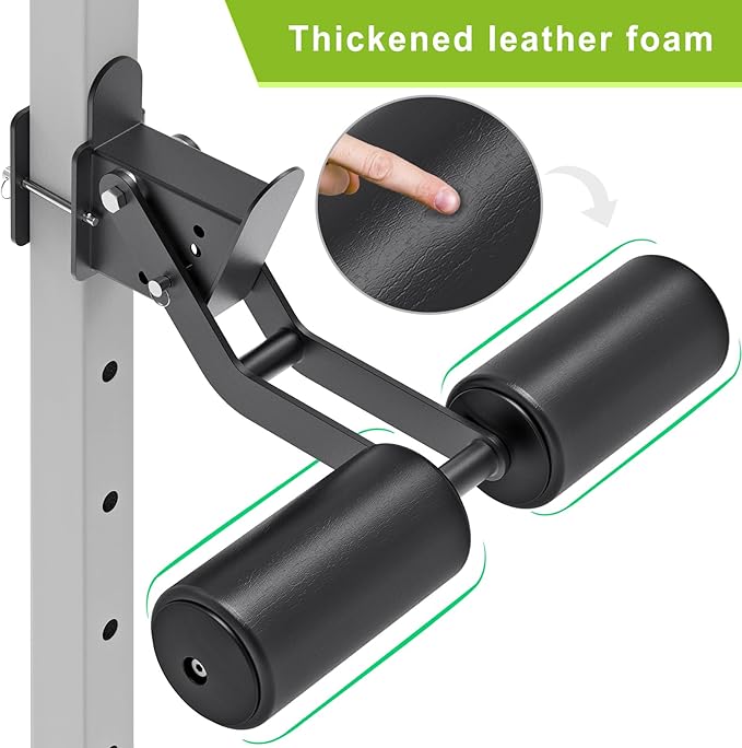Kipika Nordic Hamstring Curl Squat Rack Attachment 5/8" or 1" Hole