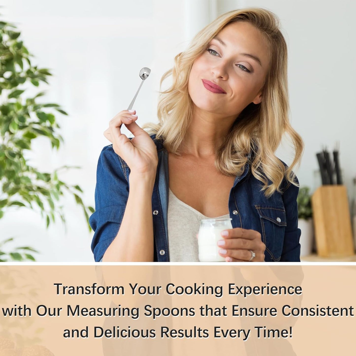 2PCS 1/2tbsp(1.5tsp, 7.5ml) Single Measuring Spoon, Stainless Steel Individual Teaspoon, Metal Measure Scoop with Gift Box