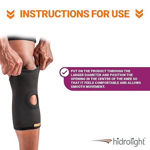 Knee Brace with Patellar Reinforcement - Pads for Support, Arthritis Pain Relief, Working out, Running, Basketball, Weightlifting, Gym, Sports - Compression & Stability - Black, X-Small