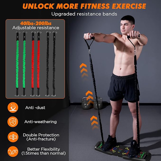 KUYOU Portable Home Gym Workout Equipment