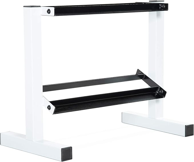 CAP Barbell 150 lb Dumbbell Set with 2-Tier Rack | Multiple Options