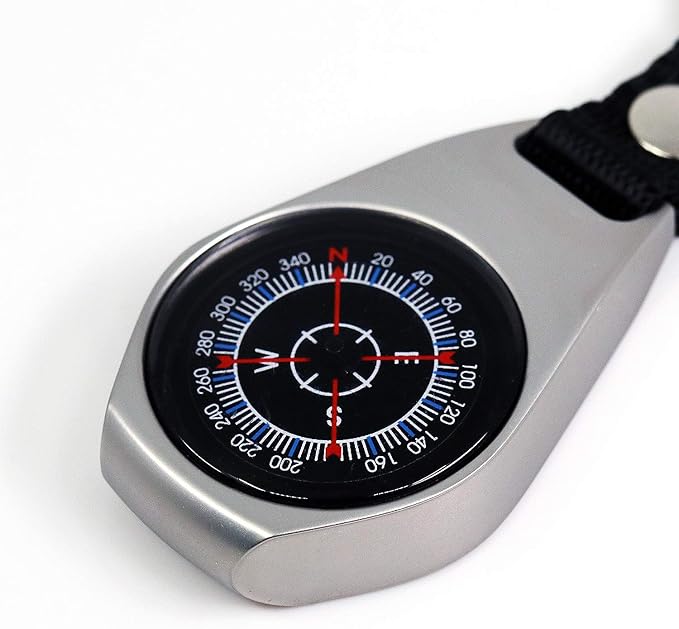 Keychain Pocket Compass Equipment 2 Pack