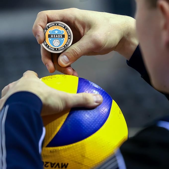 Leyndo 10 Pcs Volleyball Flip Coin Referee Official