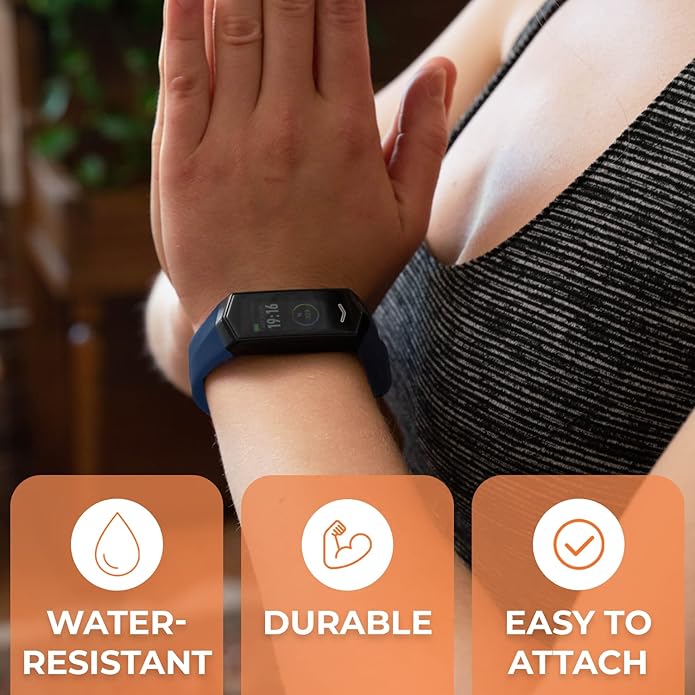 Kore 2.0 Elite Fitness Tracker Replacement Band - Soft, Comfortable Fitness Watch Wristband