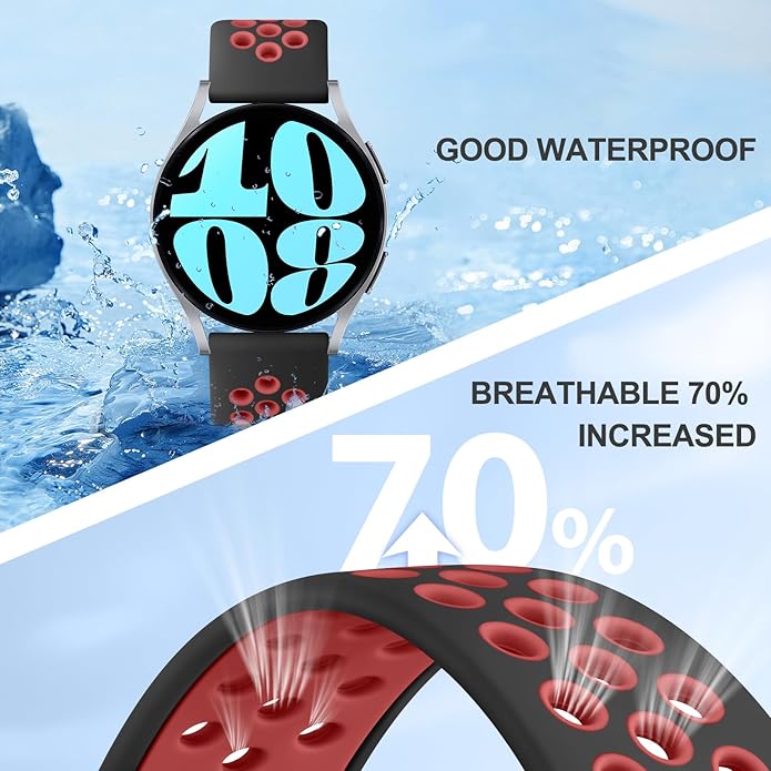 Meliya Bands Compatible with Garmin Forerunner 245/645 & 55/158 Band, 20mm Replacement Soft Silicone Sport Band for Garmin Forerunner 645/245 Music & 55/158 Smart Watch
