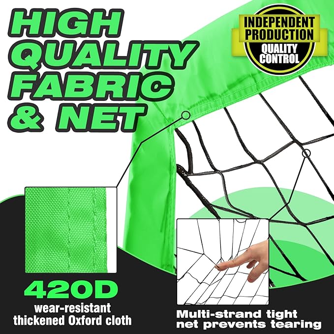 Kids Soccer Goals for Backyard 5×3, 6×4, 6×4, 9×5FT 9×5FT 2 2 Pieces