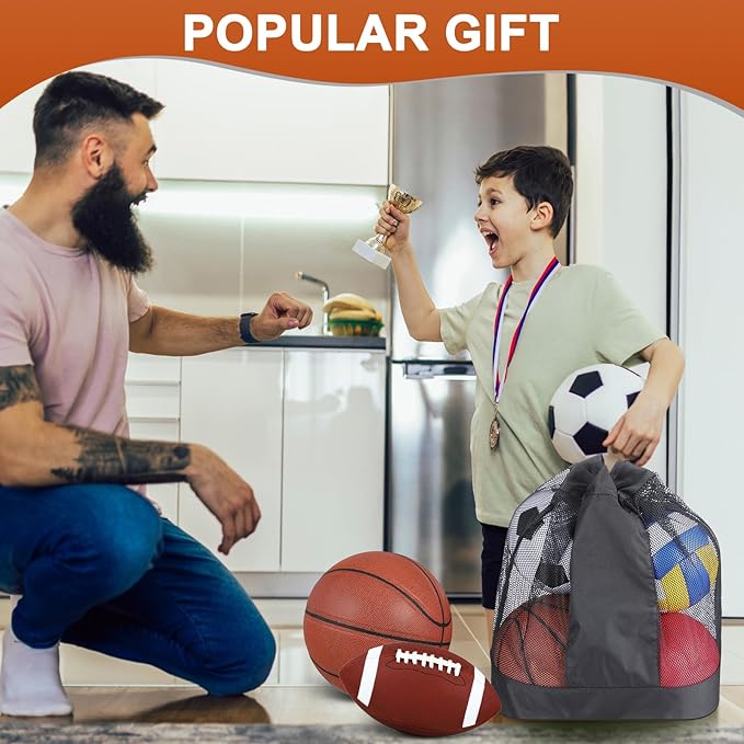 Lenwen 6 Pcs Sport Balls Set for Kids Teens
